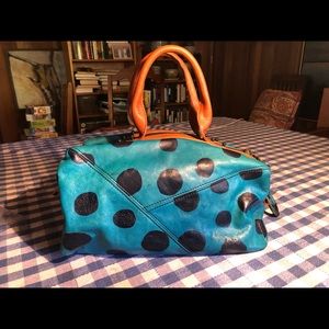 3.1 Phillip Lim Polka Dot Bag, turquoise and black